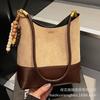 Frosted Retro Bag Women's Large Capacity 2025 New Autumn and Winter Versatile Casual Shoulder Underarm Bag Work Commuter Bag