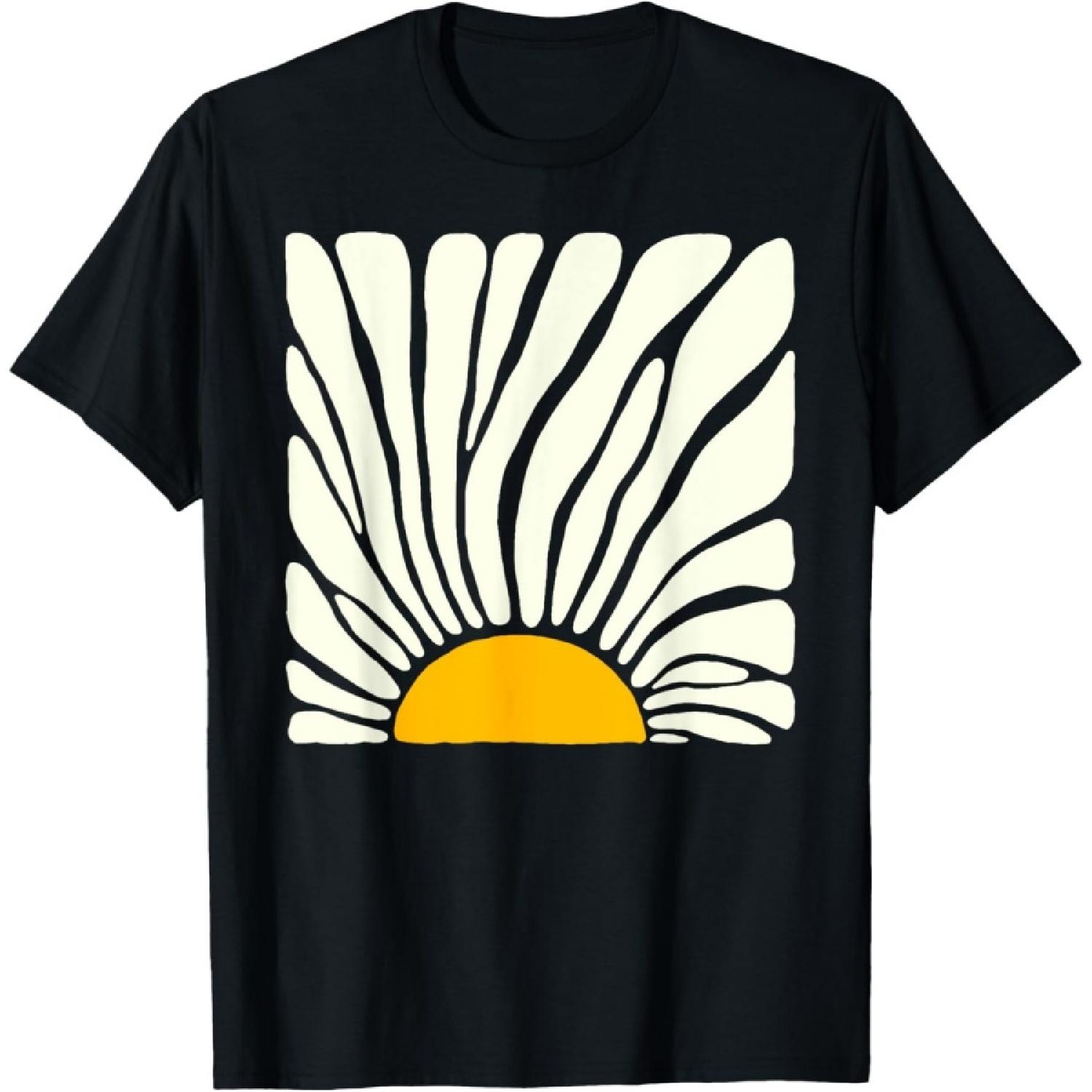 Contemporary Floral Element T-Shirt S