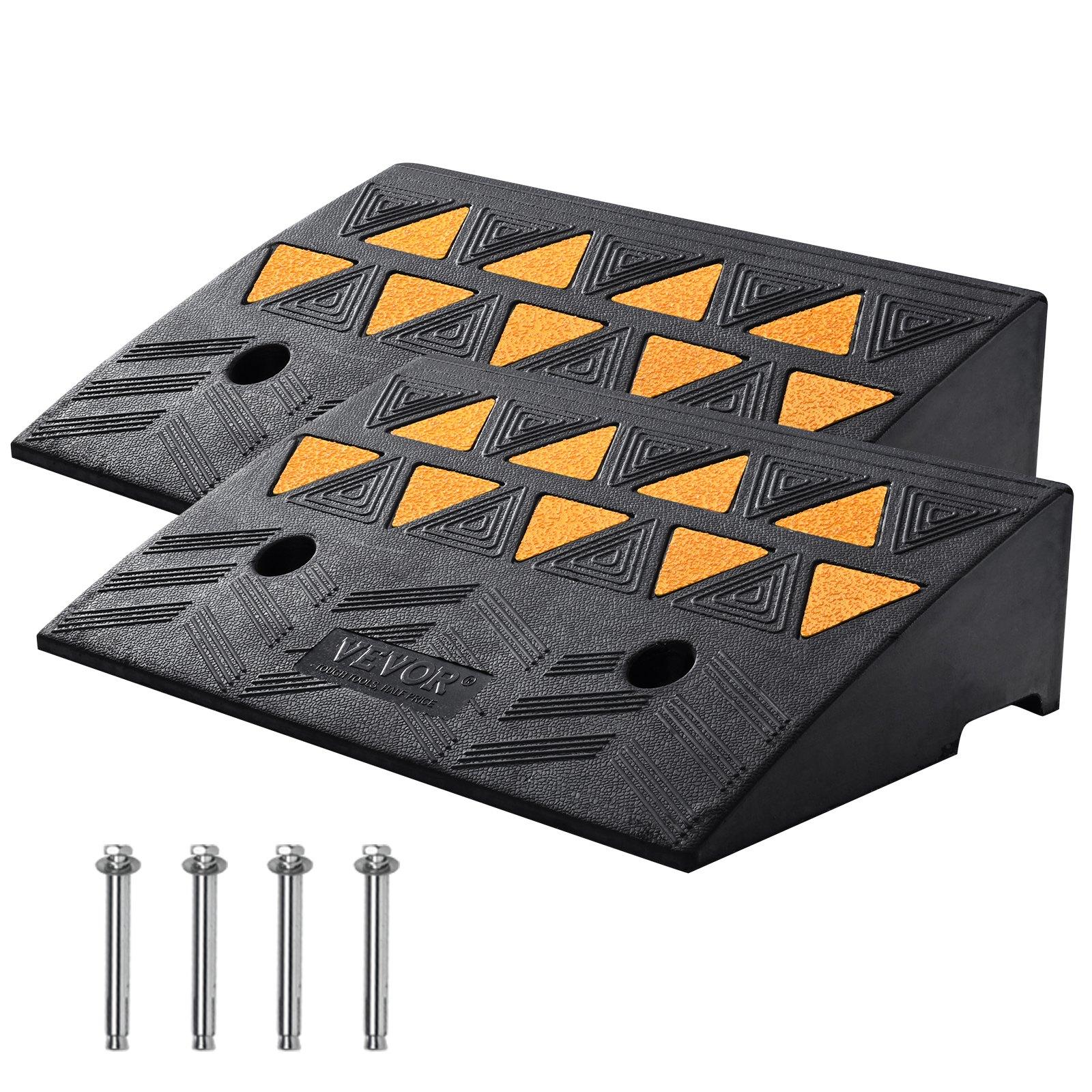 VEVOR Rubber Curb Ramp 2 Pack
