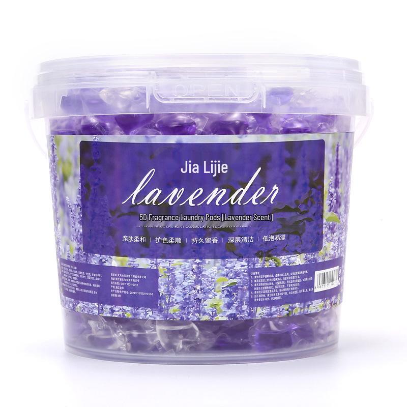 Prací kapsle s vůní levandule: Odstraňovač skvrn 5 v 1 a posilovač dlouhotrvající vůně