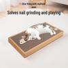 Cat Scratching Board with Woven Mouse & Catnip Bag Interactive Toy Bundle