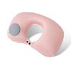 Custom Inflatable U-Shaped Travel Neck Pillow for Car & Airplane