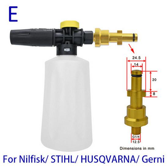 High Pressure Foam Sprayer & Water Nozzle for Home and Car Wash