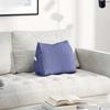 Blue Denim Back Cushion 45 X 20 X 35 Cm Fabric