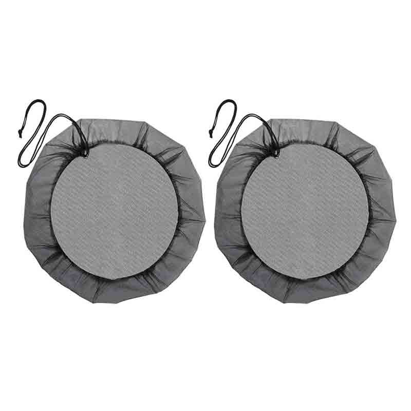 5pcs 60/80/90/100CM Outdoor Mesh Cover Netting Rain Barrels Water Collection Buckets Cover Water Tank Protection Garden Supplies