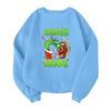 Children's Fashionable Lightweight Long-sleeved Round Neck Pullover With Pockets Printed Pullover