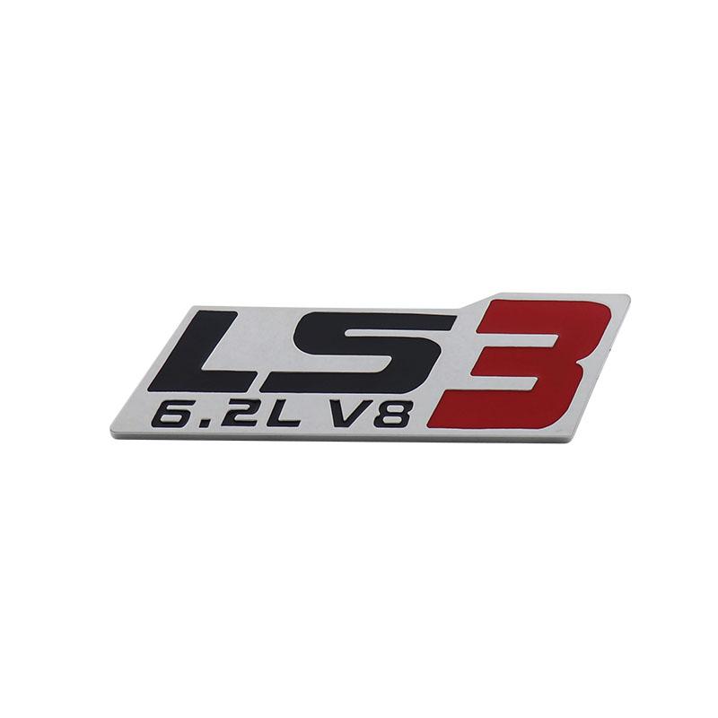 3D Premium LS3 6.2L LS1 5.7L V8 for car Hood Fender trunk Rear Bonnet Nameplate Decal Emblem Badge Sticker