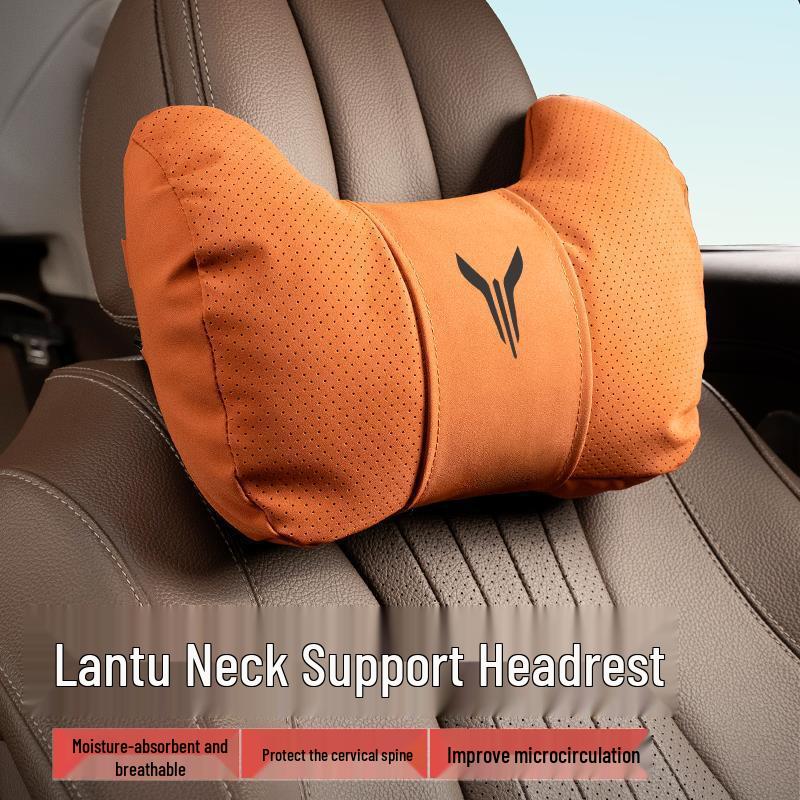 Lantu Dreamer Car Headrest Neck Pillow with Free Zhiyin Seat Cover