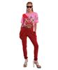 GREEDILOUS Pitch Diagonal Line T-Shirt