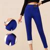 Large Size, Plush and Thick, Plush Leggings, Women's, Outerwear, Pencil Pants with Small Legs, Elastic High Waisted Warm Pants