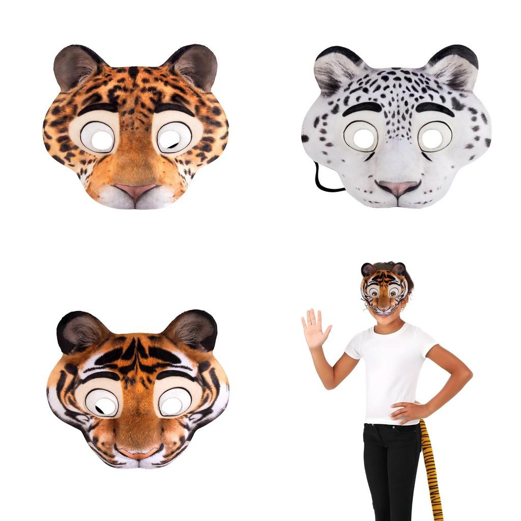 Tiger Animal Cartoon Mask Halloween Props For Costume Party And Cosplay Event