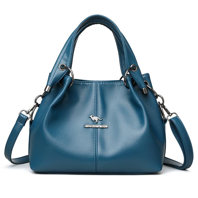 Women's Zipper Single-shoulder Bag with Large Capacity and Versatile Crossbody Bag