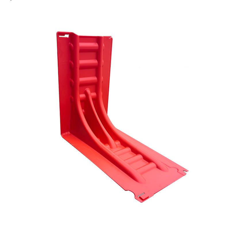 Municipal Modular L-Shaped ABS Flood Barrier Red