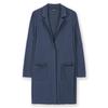 Silk Cotton Collar Pocket Cardigan Coat