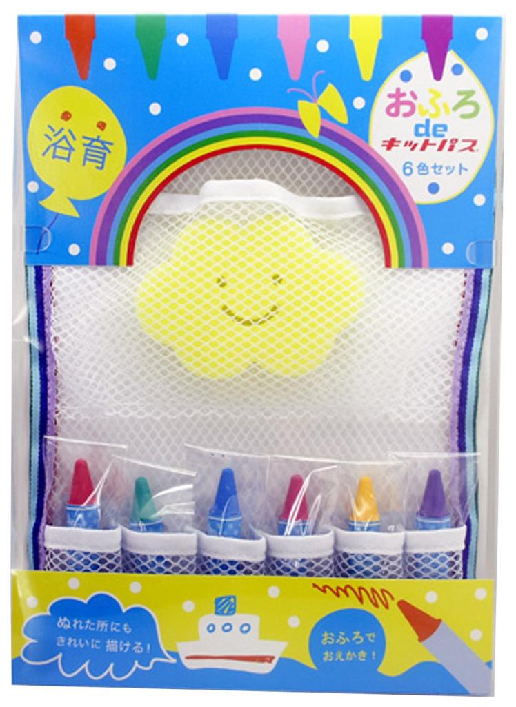 Nippon Rikagaku Bath Kitpas Net Set Yellow Sponge KFS-2