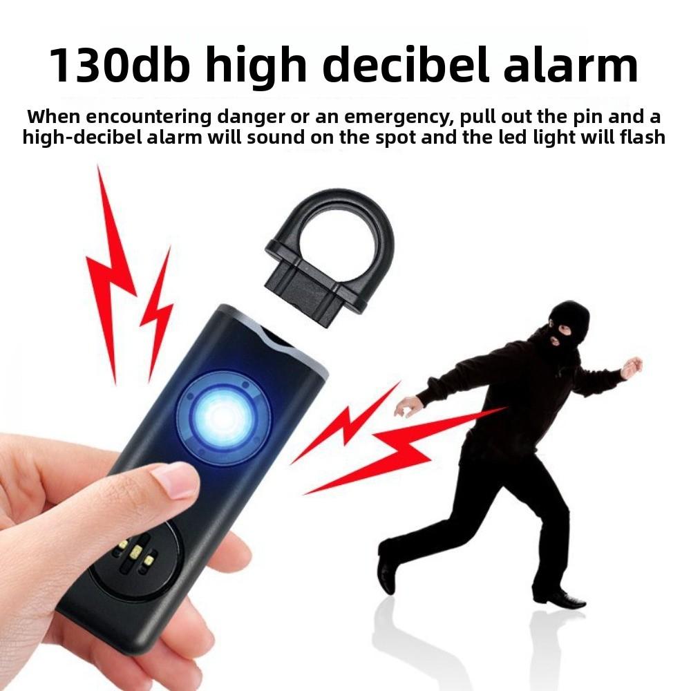 Low Battery Notice Safe Sound Personal Alarm LED Strobe Light Personal Security Alarm  Elderly