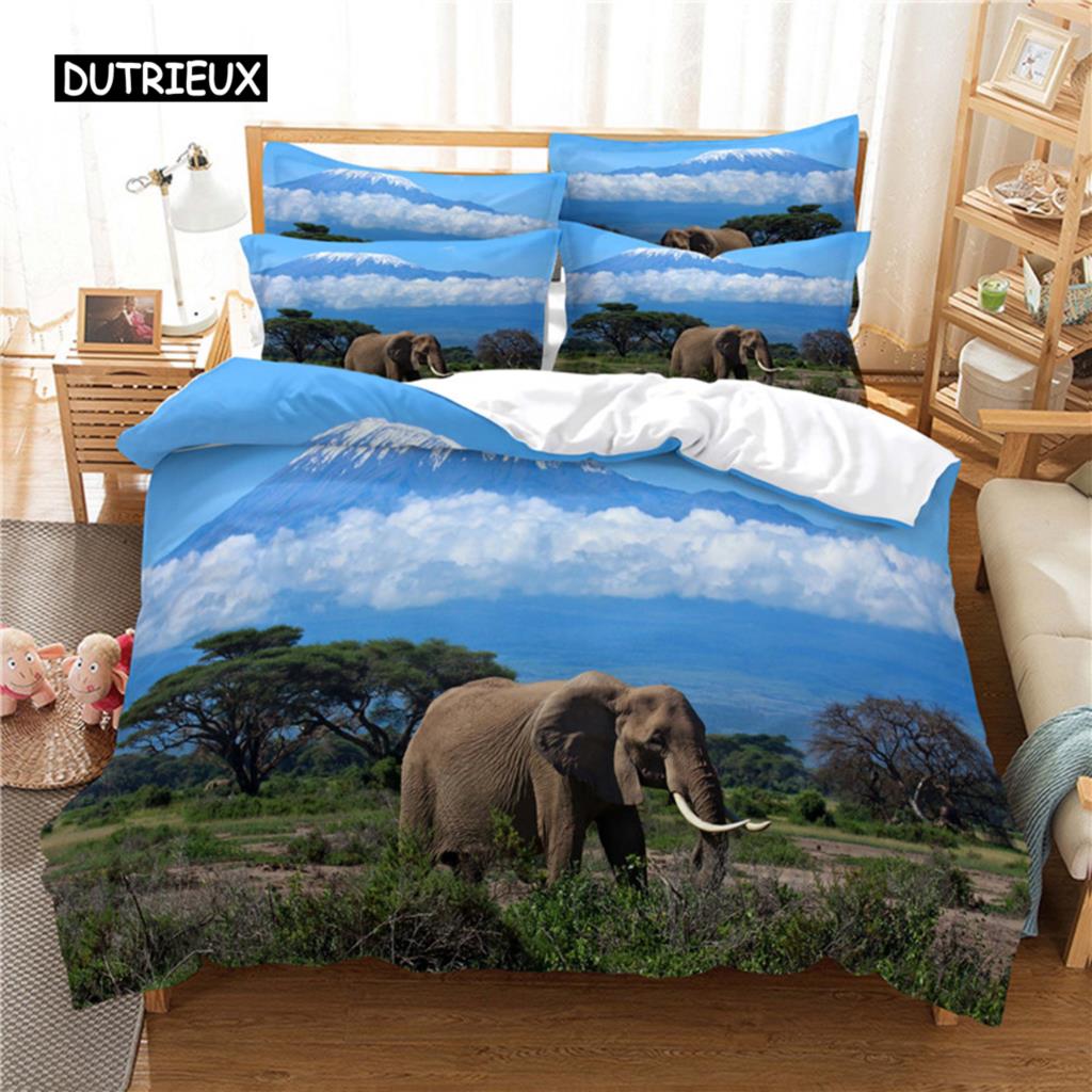 Tiere Bettwäsche-Set Bettbezug-Set 3D-Bettwäsche Digitaldruck Bettwäsche Queen-Size-Bettwäscheset Modisches Design