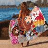 Anime C-Cardcaptor Sakura Microfiber Blanket Quick Drying Beach Towels Oversized Printing Super Absorbent Pool Towel Blanket
