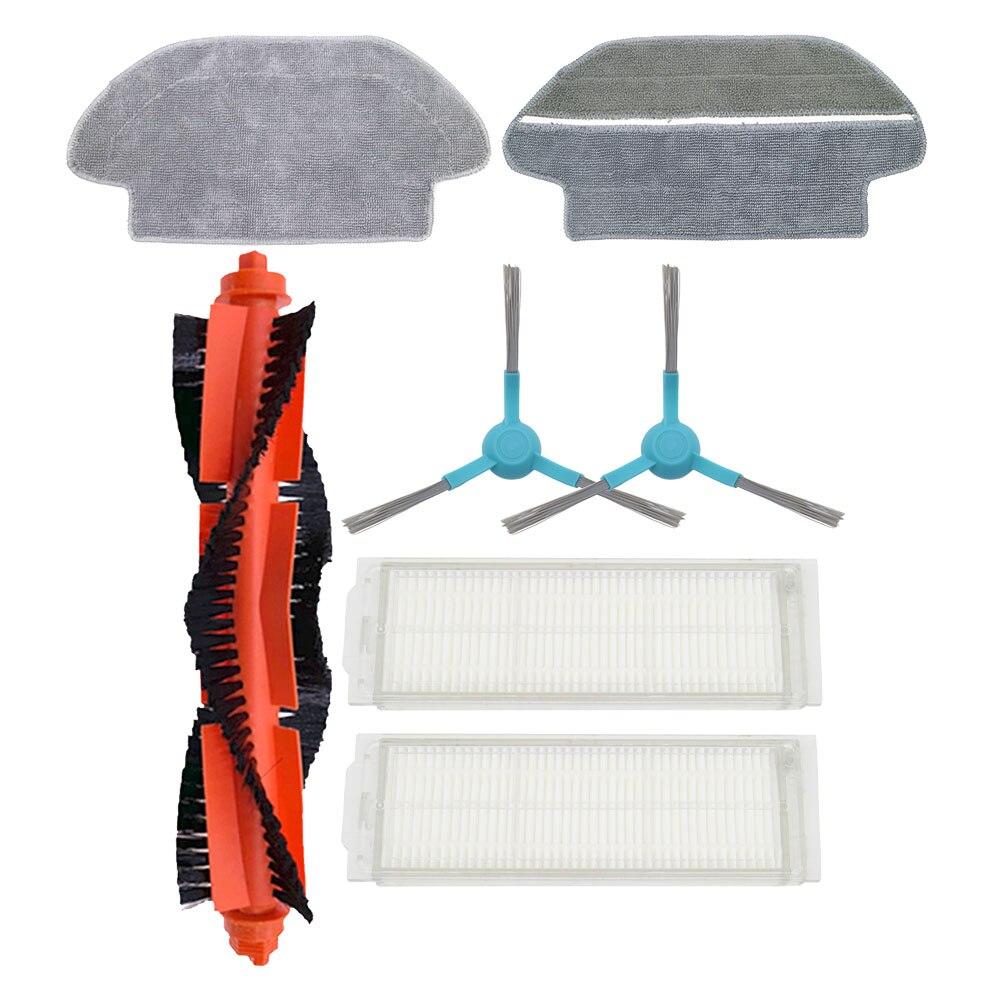 Roller Side Brush Mop Rag Cloth HEPA Filter for Xiaomi Mijia LDS / STYJ02YM / Conga 3490 Viomi V2 PRO V3 SE Robotic Vacuum Parts