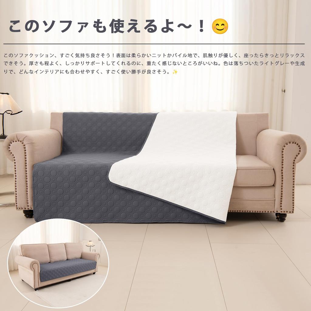 TIANSHU Waterproof Bed Pet Sofa Easy to Dust Mite Protector for and Urinary Suitable for and Pet Suitable for Chaise and Floor x 305 Cover,