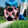 Ballon de Football en Salle Bukayo Saka Coloré Cousu Machine PVC Taille 5 Prêt pour l'Entraînement d'Équipe et la Compétition Durable Rebond Élevé Cadeau Sportif Cool
