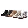 2023 Women's Korean-Style Gladiator Sandals - Breathable Hollow-Out, Back Zipper, Thick Sole, Flat Heel