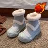 High-top Snow Boots for Women - New Style with Added Insulation. Anti-slip Cotton Shoes and Cotton Boots.
