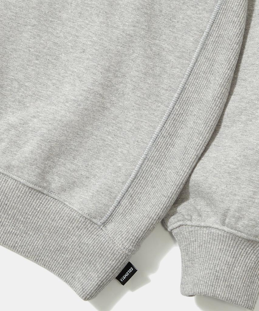 COLUMBIA UNIVERSITY Vtg Big Crack Heavy Terry Crew Neck_M.Gray