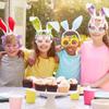 1-20PCS Easter Bunny Ears Headband LED Glow Plush Rabbit Ear Bunny Girl Cosplay Costume Easter Decoration Bunny Hair Accessories