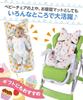 Shiawase Warehouse Stroller Cushion, Newborn Stroller Seat Cushion, Air Buggy, Outings, Baby Shower Gift (Gray Star)