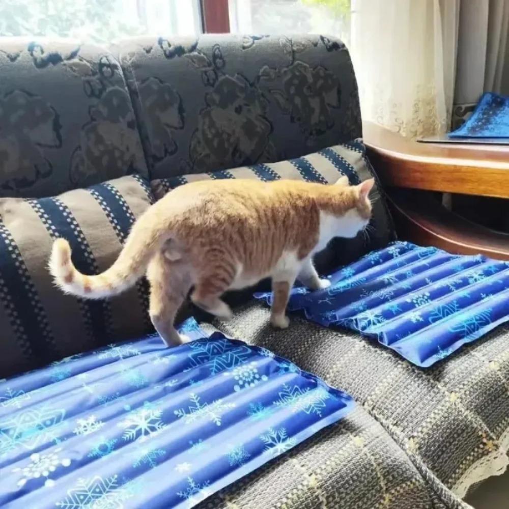Summer Cooling Pet Water Bed Cushion Ice Pad Cat Sleeping Square Mat for Puppy Dogs Cats Pet Kennel Top Quality Cool Cold