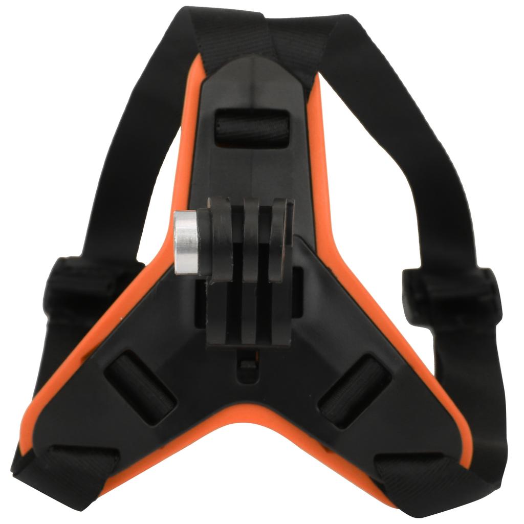 Motorcycle Helmet Front Chin Bracket Holder Fixed Strap Mount for GoPro Hero 9 8 7 6 5Orange