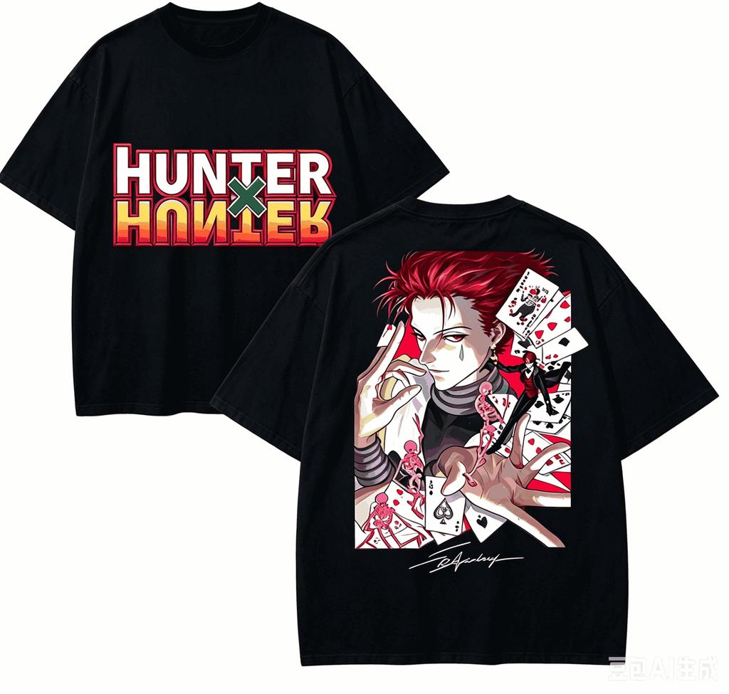 Hunter X Hunter Anime Lover TShirt Harajuku Cotton NewModel High Street Oversized Unisex Soft Short Sleeves Classic Breathable