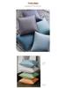 Luxury Retro Faux Leather Pillow Cover with Lychee Pattern - Soft Headboard, Office Cushion, Sofa Throw.