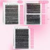 False Eyelashes 30D40D Multiple Hairs 14 Rows 280 Clusters Dense Curling Mixed Explosion