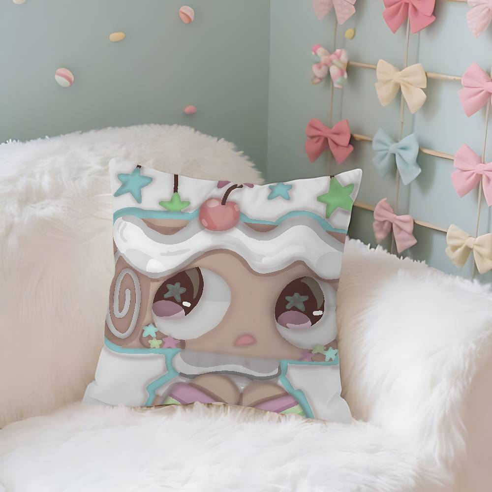 Cosmo Vee Case Plush Fabric Soft Pillowcase Double Sided Print Cushion Cover Household Gifts