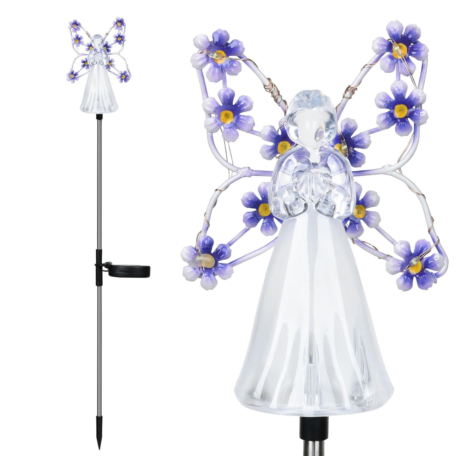 Solar Garden Lights Outdoor Decorative Solar Lights Patio Garden Ground Plug Lights one size