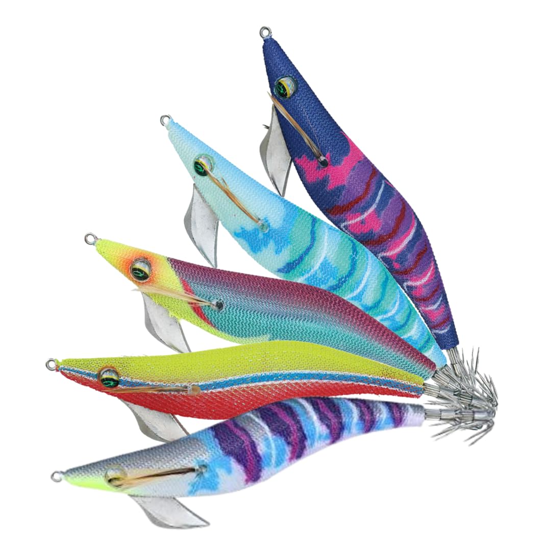 Выбранные Egi Daiwa Emeraldas Peak Emeraldas Peak под наблюдением Хирохито Короля Оригинального Набора Выбрано Персоналом Рыболовного Магазина Набор из 5 штук RV,