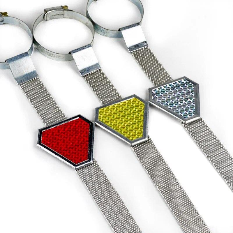 Safety Practicality Triangle Anti Static Belt Warning Reflective Strips Electrostatic Universal Car Supplies Car Accessories