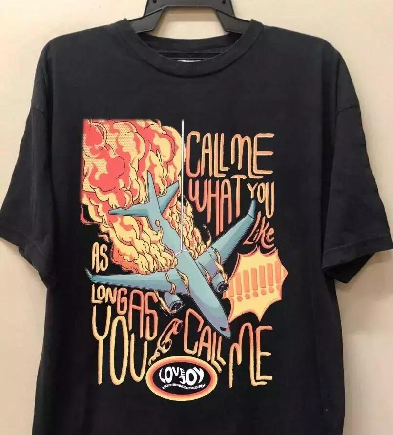 

Lovejoy Tour Call Me T Shirt - Black Classic tshirt All Size BL1622 S