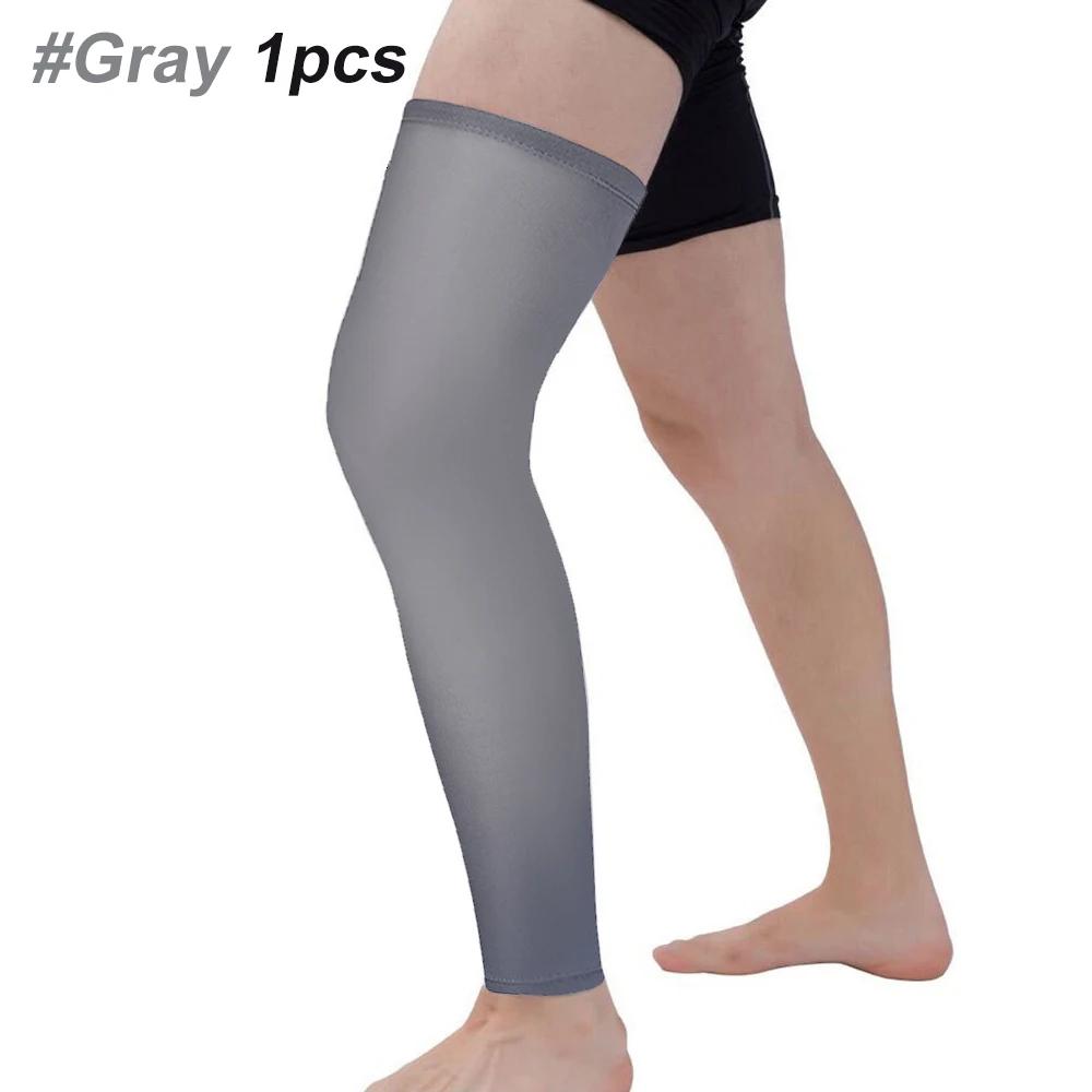 1Pcs Compression Leg Sleeve Full Length Leg Sleeve Sports Cycling Leg Sleeves For Thigh,Knee,Calf For Men Women,Bike,Basketball