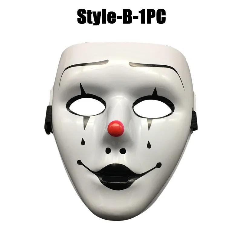 1-20PCS Halloween Cosplay Masquerade Mask Full Face Hand Painted Design for Kids and Adults Party Decoration Costume Accessories