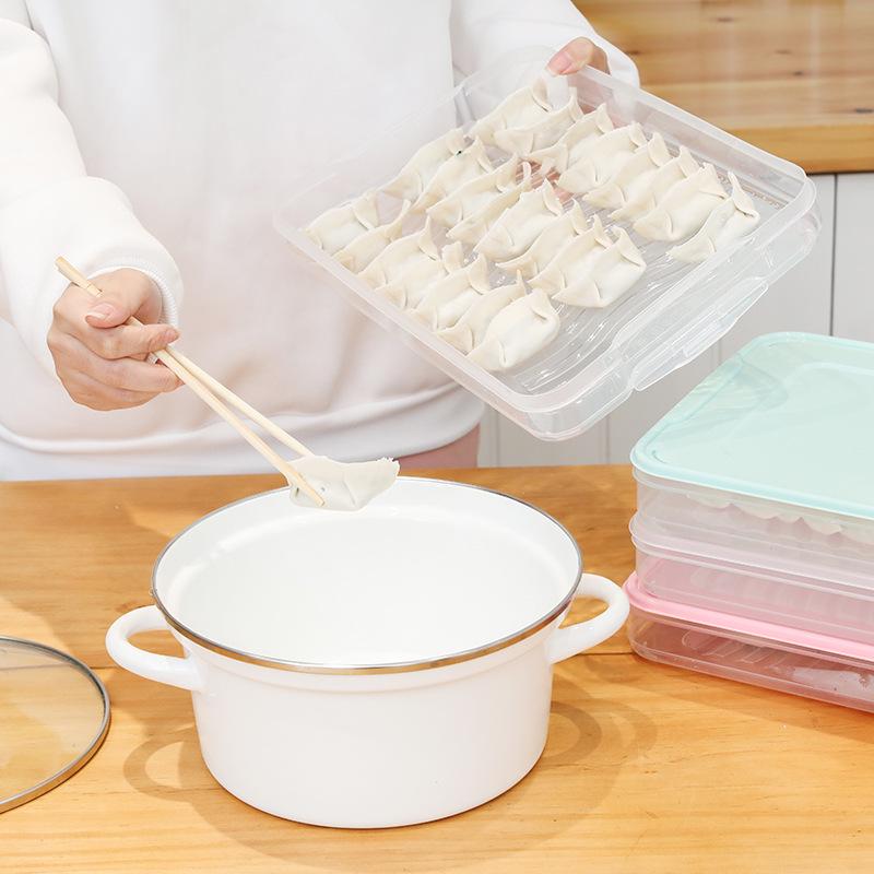 "Multifunctional Dumpling & Egg Storage Box: Quick-Freeze, Fresh-Keeping for Refrigerator"