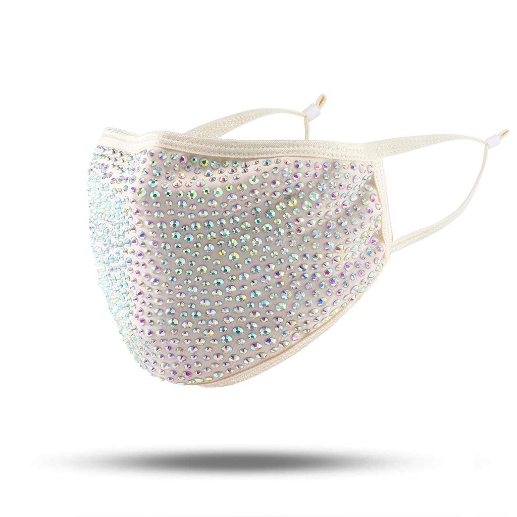 Adult Fashion Reusable Windproof Fog Haze Mask Diamond Mask for Women