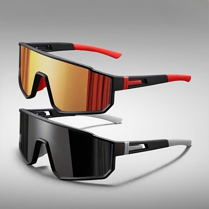 

2pcs of retro full frame glasses suitable for men and women - classic design, lightweight and durable PC frame