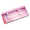 Girly Heart Star Pink Glass Stirring Stick Gift Box Glass Stick Stirrer Glass Stirring Rod Round Stir Stick Shiny Glass Stick