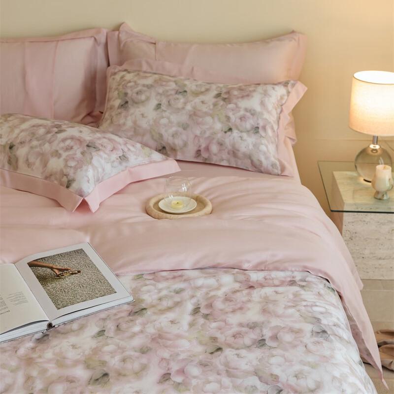 

COMOLIVING Vintage Floral Tencel Soy Fiber Quilt