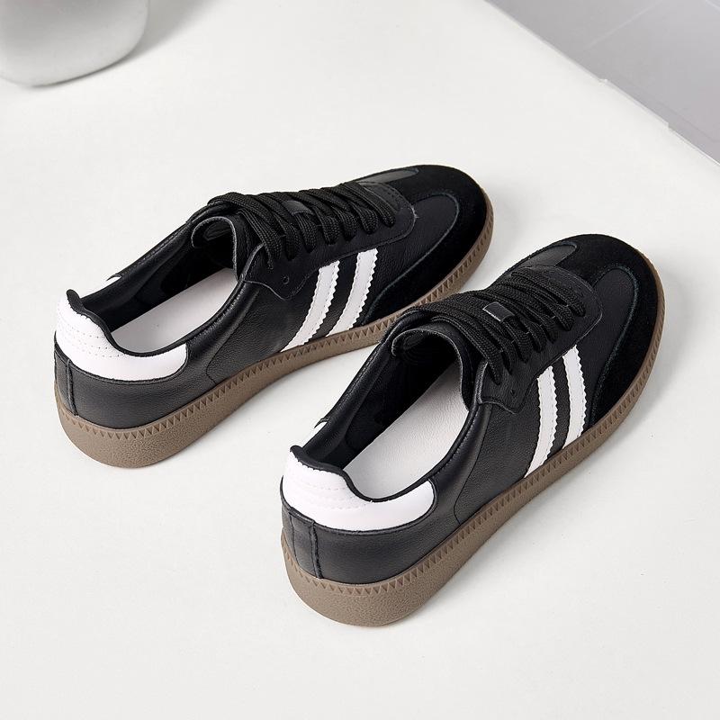 Water dyed oil wax leather retro classic shoes casual board shoes couple new casual sports shoes little white shoe board