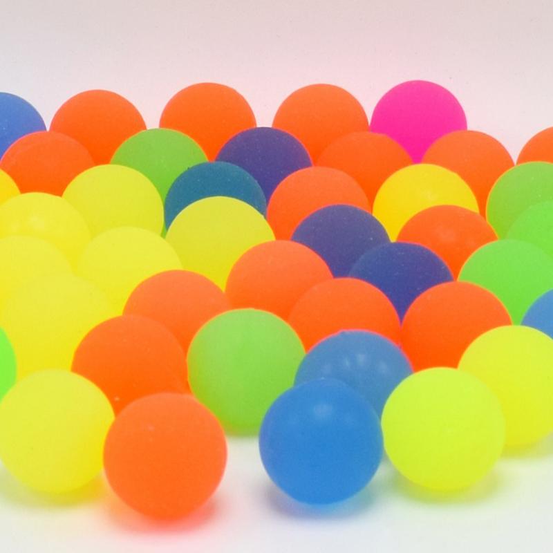 10/15/20PCS Round Bounce Ball 2.5cm Size High Elasticity Mix Colors Fun Chasing Bouncing Game Props Performance Rewards Gift ZYF