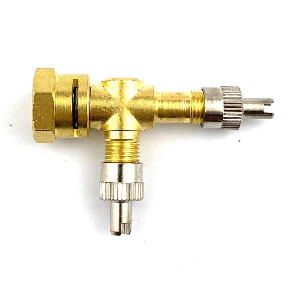 3-Way Tee Adapter‘ Copper Valve Stem Port High Quality TPMS Valve